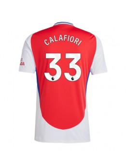 Arsenal Riccardo Calafiori #33 Replika Hemmakläder 2024-25 Kortärmad